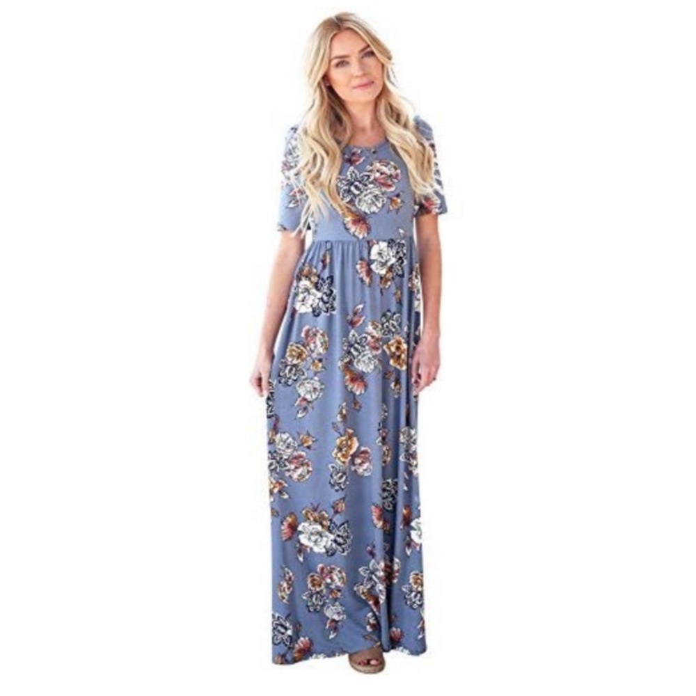 Mikarose Miranda Modest Maxi Dress - XS
